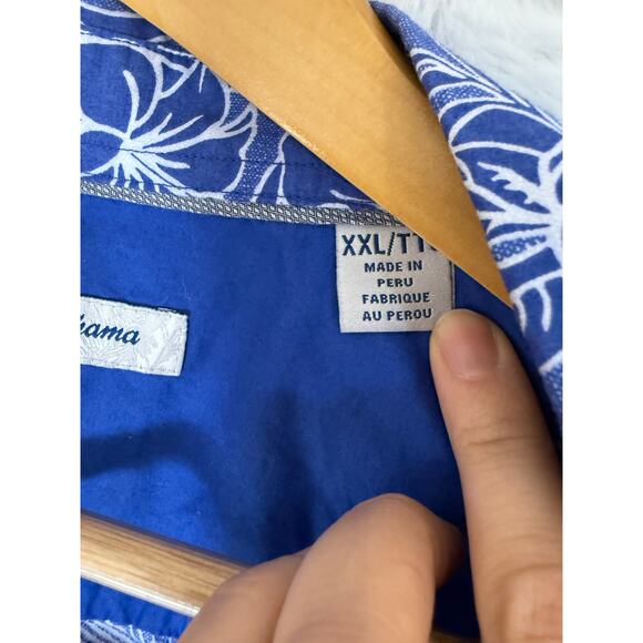 Cubs MLB x Tommy Bahama Lot of 2 Blue Tropical Baseball Button Down Shirts XXL - Picture 4 of 16